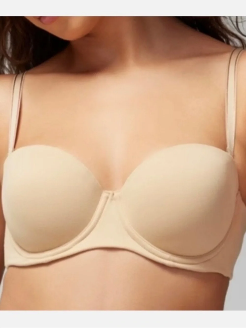 Soma Embraceable Strapless Bra, nude color, 36B - Picture 2 of 10